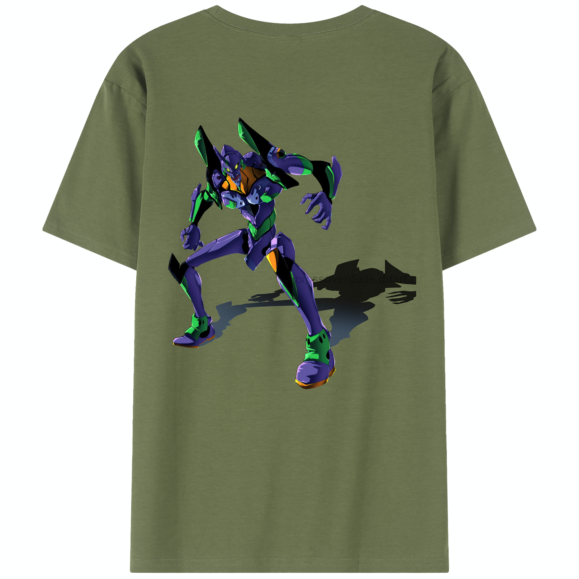 （画像用） EVA 新世紀エヴァンゲリオン 綿100％半袖Tシャツ（背面プリント）